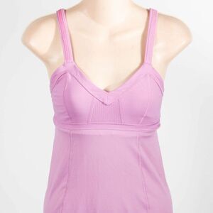 Lululemon Purple Women's V-Neck Sleeveless Activewear Tank Top Size 4
